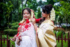 saree caption bangla