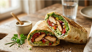 Chicken or Chickpea Wrap
