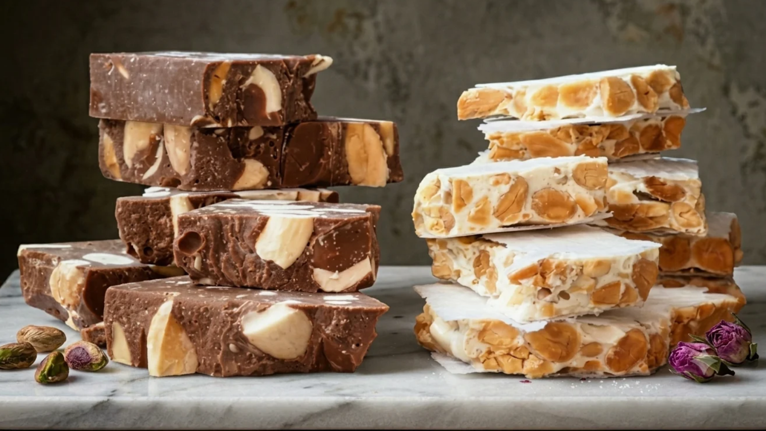 what is nougat made of